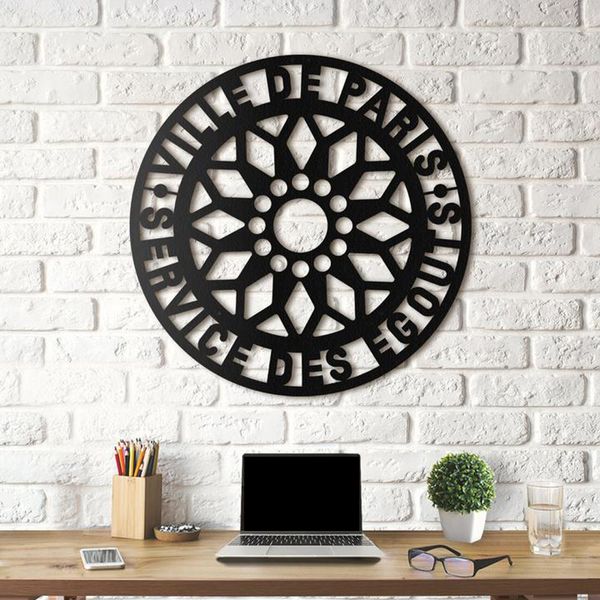 استیکر چوبی هوم لوکس طرح paris