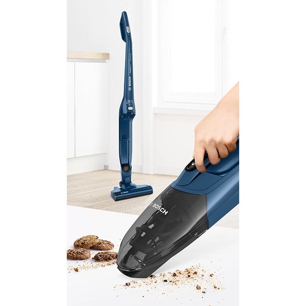 جارو شارژی عصایی بوش مدل BCHF2MX20 با باتری 20 ولت لیتیومی، مدت کارکرد تا 44 دقیقه، فناوری Easy Clean System، برس Electro برای س