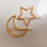 گیره مو زنانه مدل ماه و ستاره بسته 2 عددی*955