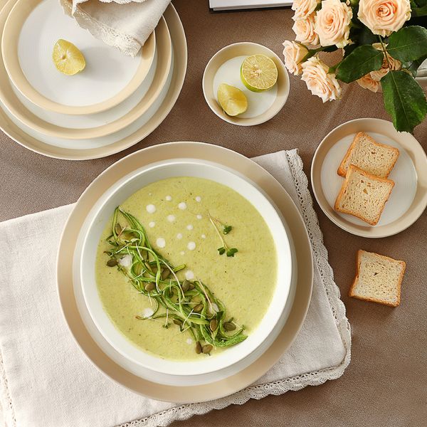 پیش دستی زی مدل فرم اس تخت کد 18 پاستل درجه عالی	بسته 6 عددی