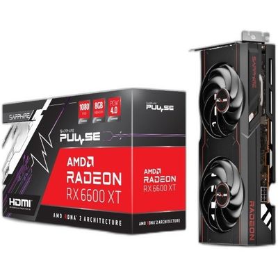 کارت گرافیک سافایر مدل PULSE RX 6600 XT حافظه 8 گیگابایت GDDR6(کارکرده)