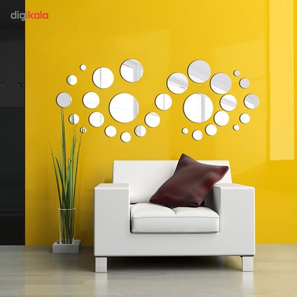 آینه پلکسی گلس دکو وسنا مدل P2016 بیست و هشت تکه