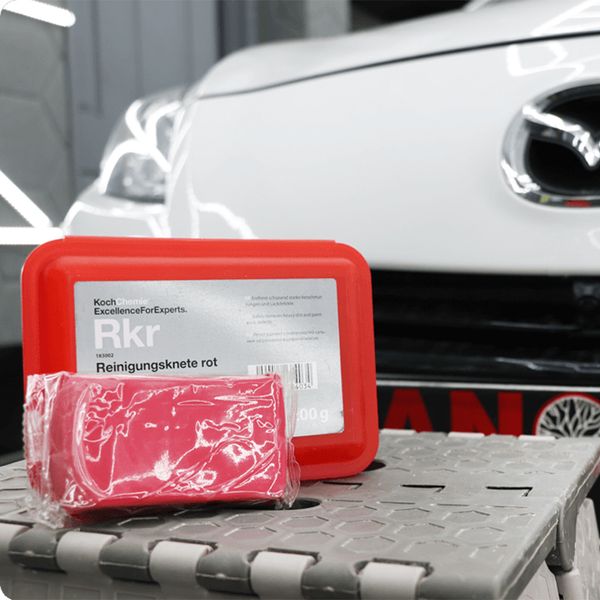 خمیر کلی خودرو کخ شیمی مدل RKr Reinigungsknete Rot کد F2022 وزن 500 گرم