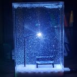 چراغ خواب رومیزی مدل شب های برفی زمستان