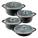 سرویس قابلمه و تابه گرانیت 10 پارچه ام جی اس مدل فورج کد 002