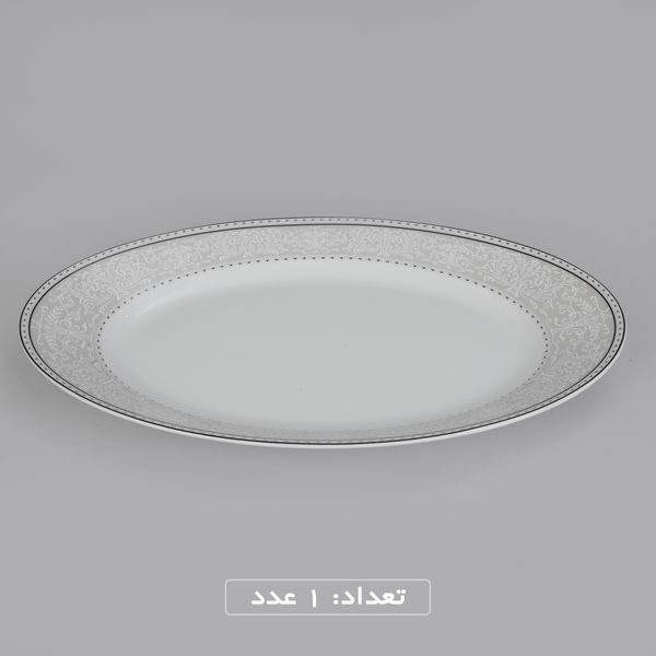 سرویس چینی 35 پارچه غذاخوری چینی زرین ایران طرح شهرزاد مدل ورونا درجه عالی