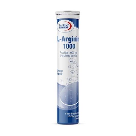 قرص جوشان ال آرژنین 1000 میلی گرم یوروویتال بسته 20 عددی