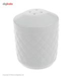 سرویس غذاخوری 28 پارچه چینی زرین ایران سری رادیانس مدل سفید درجه یک