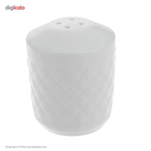 سرویس غذاخوری 28 پارچه چینی زرین ایران سری رادیانس مدل سفید درجه یک