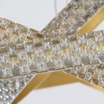 لوستر آویز شاهان تک مدل gold70b