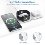 شارژر بی سیم مدل 3in1 magnetic wireless charger