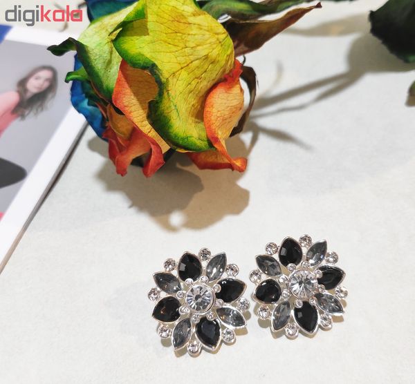 گوشواره زنانه طرح گل کد 21