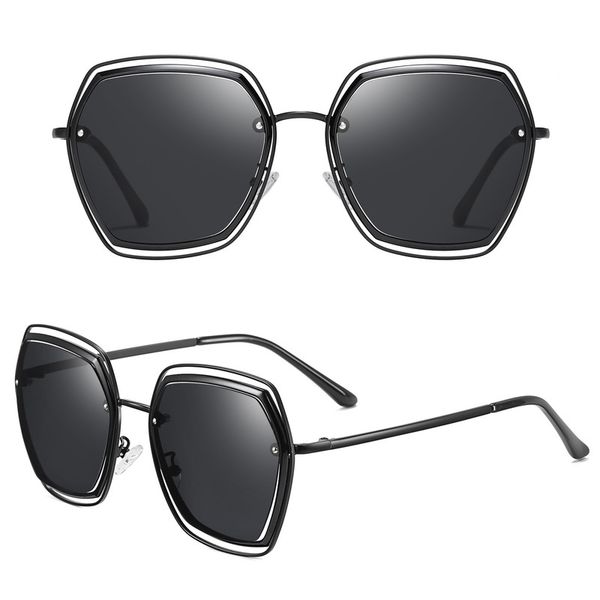 عینک آفتابی فرم خاص زنانه مدل 2204T11 Obsidian Matte Polarized