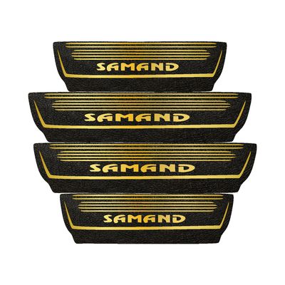 برچسب پارکابی خودرو مهدیار طرح چرم کد pkT1073 مناسب برای سمند  بسته 4 عددی*466