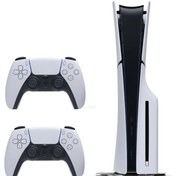 کارکرده - کنسول بازی سونی مدل PlayStation 5 slim Drive ظرفیت 1ترابایت ریجن 2016 اروپا به همراه دسته اضافه و استند شارژر اصلی