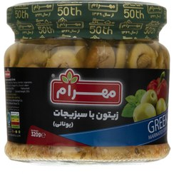 زیتون با سبزیجات مهرام