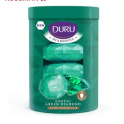 صابون زیبایی دورو Duru مدل الماس سبز بسته 4 عددی