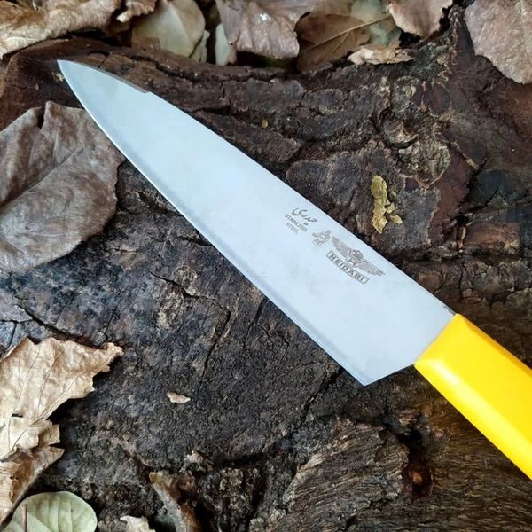 چاقو حیدری مدل راسته ای دسته پلاستیک سایز4