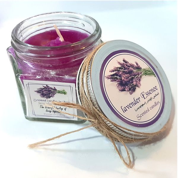 شمع
دست ساز مدل معطر لاوندر