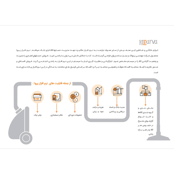 نرم افزار حسابداری فروشندگان لوازم خانگی (پروا)