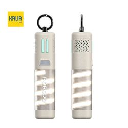 پاوربانک پورودو Porodo PowerBeam 5000mAh با چراغ قوه و دفع حشرات – خاکی