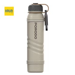 پاوربانک پورودو Porodo One Gear 5000mAh با چراغ قوه و فندک آرک – خاکی