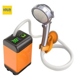 دوش قابل حمل پورودو Porodo Lifestyle Portable Shower با نمایشگر دما – نارنجی