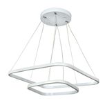 لوستر مدرن مدل مربع 2 حلقه