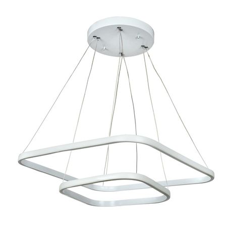 لوستر مدرن مدل مربع 2 حلقه