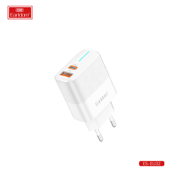 شارژر دیواری ارلدام مدل ES-EU32 به همراه کابل تبدیل USB-