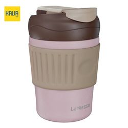 ماگ لی‌پرسو LePresso Tumbler Mug دوجداره مدل دو درپوش Dual-Sip مدل LP-TM350 – صورتی