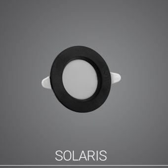 پنل ال‌ ای‌ دی 7 وات بدنه مشکی دایره ای پارس شعاع توس مدل سولاریس