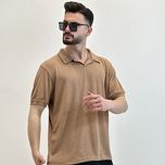 تیشرت لاگوست یقه دار مراکشی G کد 4563