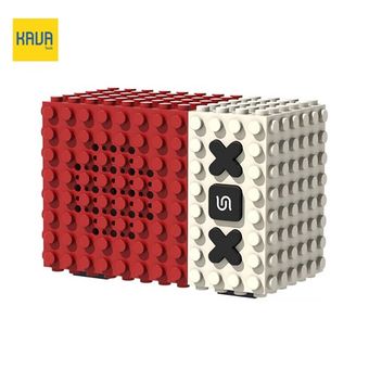 اسپیکر قابل حمل پورودو Porodo Soundtec MiniBlock Portable Speaker با صدای 360 درجه و طراحی بلاکی