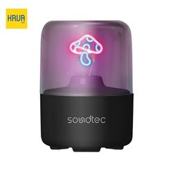 اسپیکر قابل حمل پورودو Porodo Soundtec Marlo Portable Wireless Speaker با نور محیطی و صدای شفاف