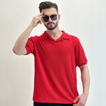 تیشرت لاگوست یقه دار مراکشی G کد 4563