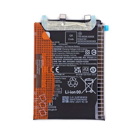 Xiaomi Mi 12 Lite Battery BP4B - 5000mah Dual IC Protection‏