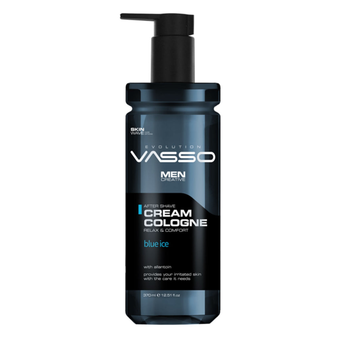کرم افتر شیو مردانه بلو آیس واسو – VASSO Aftershave Cream Cologne Blue Ice