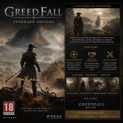 اکانت قانونی : GreedFall: Gold Edition
