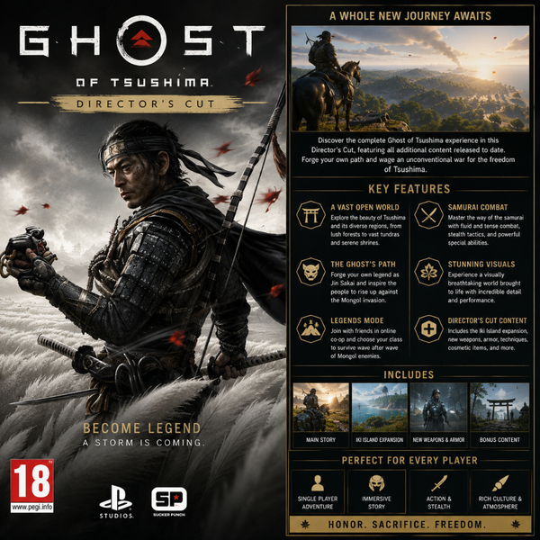 اکانت قانونی : Ghost of Tsushima
