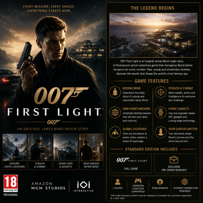 اکانت قانونی : 007 First Light