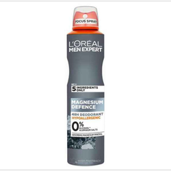 اسپری ضد تعریق اورآل خاکستری مدل  magnesium defence
