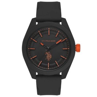 ساعت مچی مردانه U.S. Polo Assn مدل USPA1022-02 (رنگ مشکی–نارنجی)