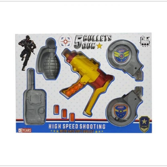 ست تفنگ بازی مدل پلیس کد 110