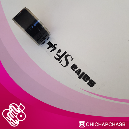 چاپچسب تک رنگ 40 میکرون 90 یارد (بسته 120 تایی)