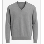 بافت یقه هفت مردانه طوسی