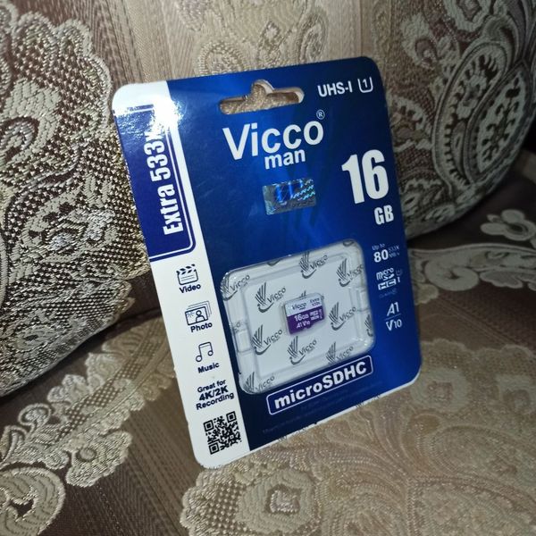 کارت حافظه MicroSD ظرفیت 16 گیگابایت سرعت بالا مناسب ضبط 4K و انتقال سریع داده