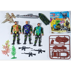 اسباب بازی جنگی مدل پادگان مجموعه 13 عددی