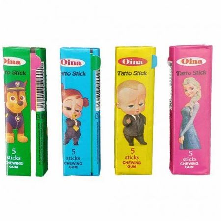 آدامس تتو استیکی اوینا 20عددی