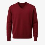 بافت یقه هفت مردانه زرشکی